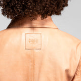 Wisteria - Blouson cuir femme