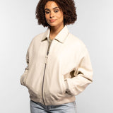 Tulip - Blouson cuir femme