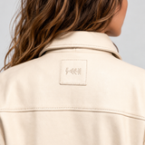 Tulip - Blouson cuir femme