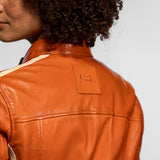 Christina - Blouson cuir moto femme