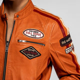 Christina - Blouson cuir moto femme