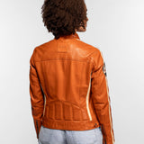 Christina - Blouson cuir moto femme