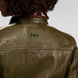 Christina - Blouson cuir moto femme