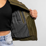 Christina - Blouson cuir moto femme