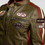 Christina - Blouson cuir moto femme