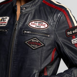 Christina - Blouson cuir moto femme