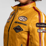 Christina - Blouson cuir moto femme