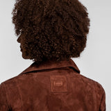 Fern - Blouson cuir suédé femme