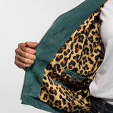 Fern - Blouson cuir suédé femme