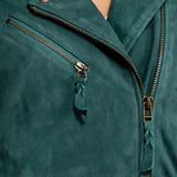 Fern - Blouson cuir suédé femme