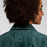 Fern - Blouson cuir suédé femme