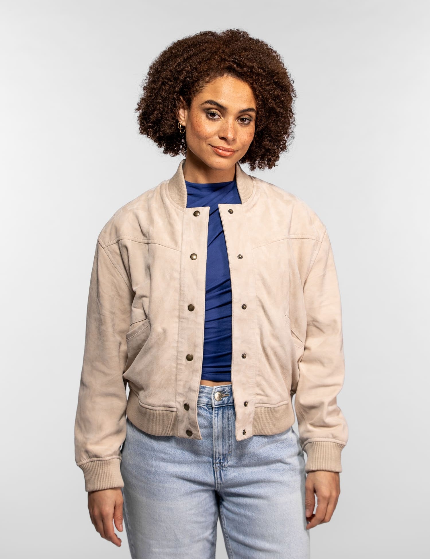 Willow - Veste en daim femme