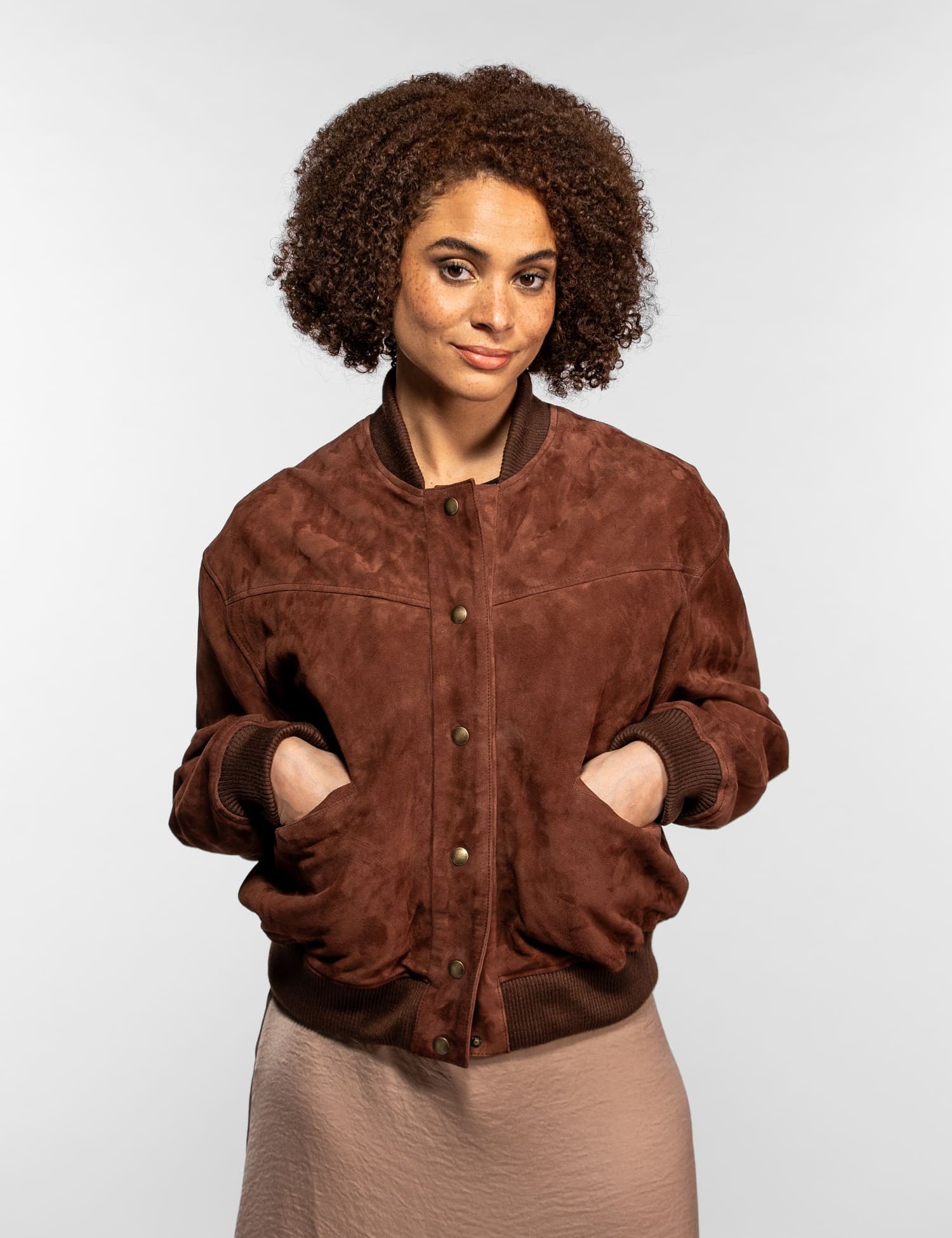 Willow - Veste en daim femme