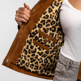 Brenda - Veste en daim femme