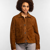 Brenda - Veste en daim femme