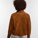 Brenda - Veste en daim femme