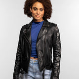 Nora - Blouson cuir femme