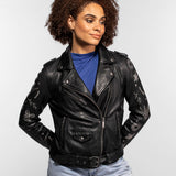 Nora - Blouson cuir femme