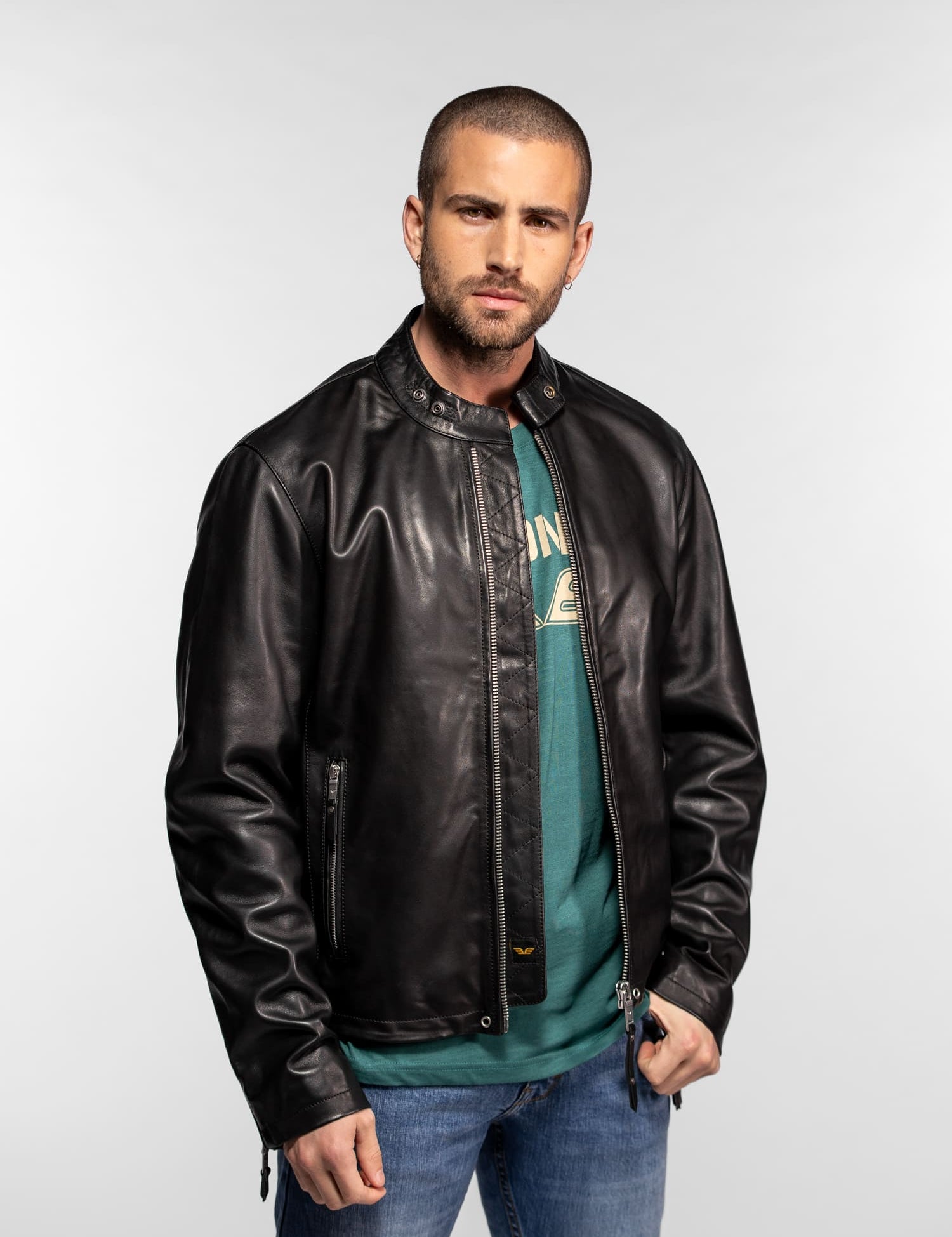 Bethel - Blouson cuir motard