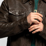 Bliss - Blouson cuir homme