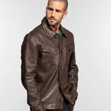 Bliss - Blouson cuir homme