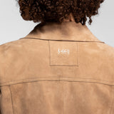 Hazel - Veste en cuir suédé femme