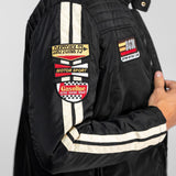 Lansine - Veste moto homme en nylon