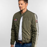 Lansine - Veste moto homme en nylon