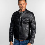 Sumiton - Blouson cuir homme