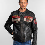 Nedoc - Blouson cuir moto vintage
