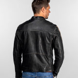 Coden - Blouson cuir moto vintage