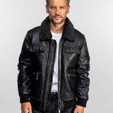 Boaz - Blouson cuir aviateur
