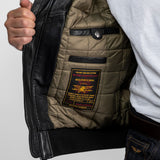Boaz - Blouson cuir aviateur