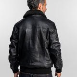 Boaz - Blouson cuir aviateur