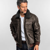 Boaz - Blouson cuir aviateur