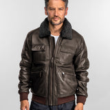 Boaz - Blouson cuir aviateur
