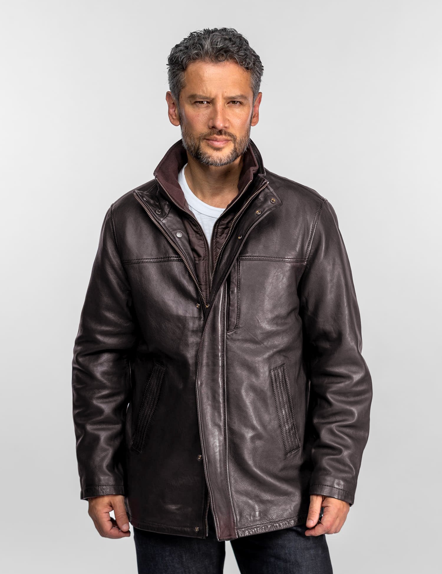 Thurmont - Manteau en cuir homme