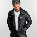 Belk - Veste en cuir homme