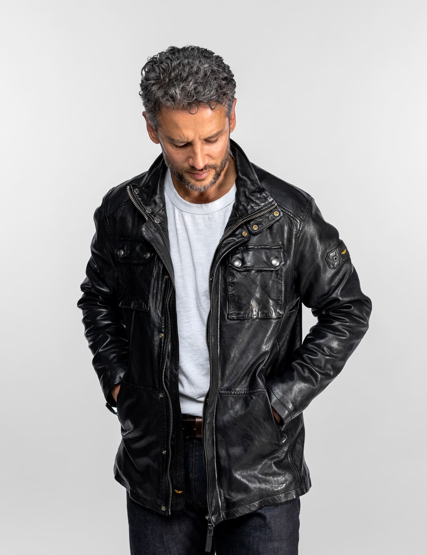 Belk - Veste en cuir homme