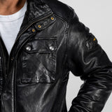 Belk - Veste en cuir homme