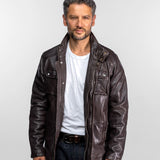 Belk - Veste en cuir homme