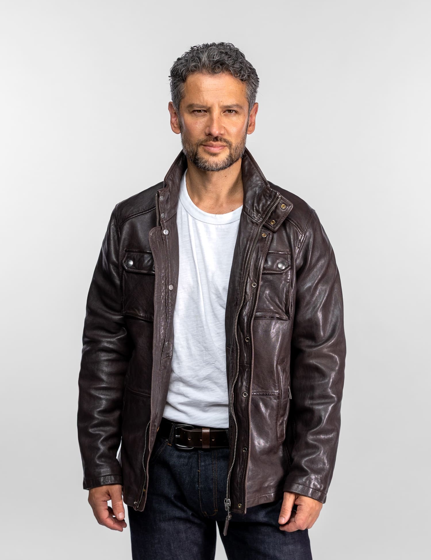 Belk - Veste en cuir homme