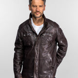 Belk - Veste en cuir homme