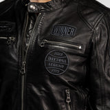 Wartburgin - Blouson moto vintage femme