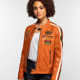 Wartburgin - Blouson moto vintage femme