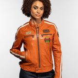 Wartburgin - Blouson moto vintage femme