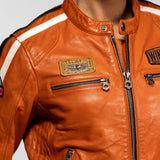 Wartburgin - Blouson moto vintage femme