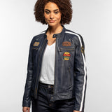 Wartburgin - Blouson moto vintage femme