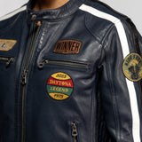 Wartburgin - Blouson moto vintage femme