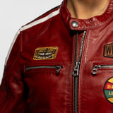 Wartburgin - Blouson moto vintage femme